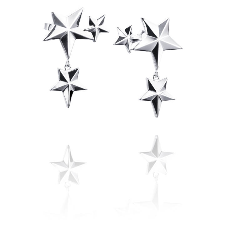 Catch A Falling Star Ohrring Silber in der Gruppe Ohrringe / Silberohrringe  bei SCANDINAVIAN JEWELRY DESIGN (12-100-00881-0000)