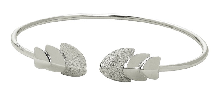 Roof bangle brace Armbänder flex Silber in der Gruppe Armbänder bei SCANDINAVIAN JEWELRY DESIGN (1728310001)