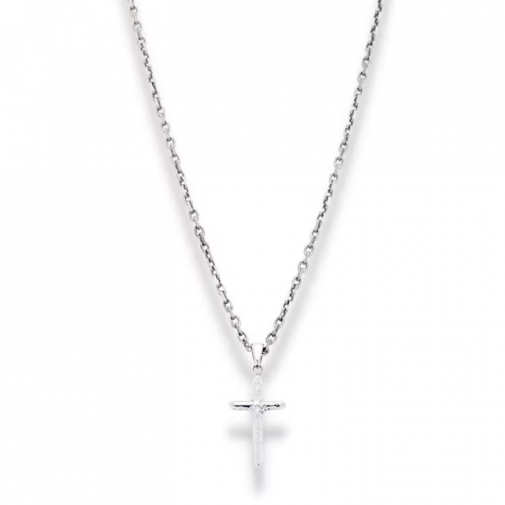 SilverHalsketten med hänge. 50+5cm in der Gruppe Halsketten bei SCANDINAVIAN JEWELRY DESIGN (NN29006)