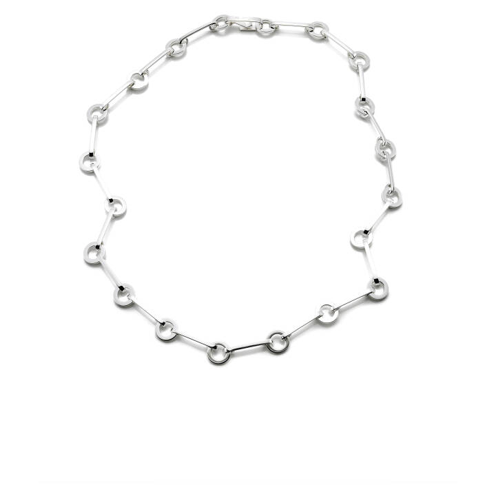 Ring Chain Halsketten Silber in der Gruppe Halsketten / Silberhalsketten bei SCANDINAVIAN JEWELRY DESIGN (10-100-00052-0000)