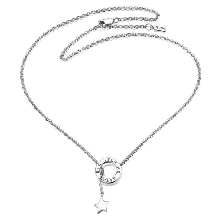 Little Astra Fall Halsketten Silber in der Gruppe Halsketten / Silberhalsketten bei SCANDINAVIAN JEWELRY DESIGN (10-100-00339)
