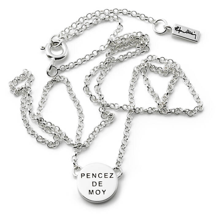 Mini Pencez De Moy Halsketten Silber 42-45 cm in der Gruppe Halsketten / Silberhalsketten bei SCANDINAVIAN JEWELRY DESIGN (10-100-00560-4245)