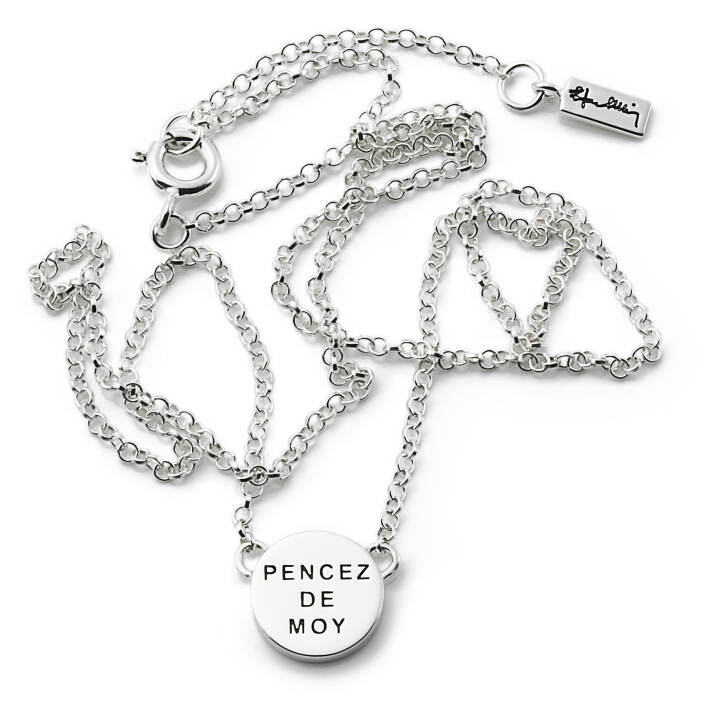 Product Image for Efva Attling Mini Pencez De Moy Halsketten Silber 42-45 cm