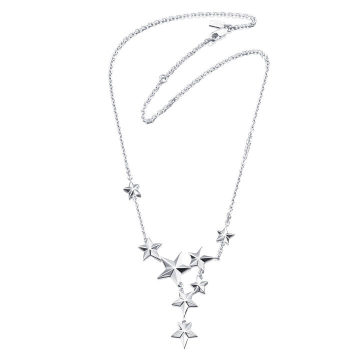 Catch A Falling Star Halsketten Silber in der Gruppe Halsketten / Silberhalsketten bei SCANDINAVIAN JEWELRY DESIGN (10-100-00879)