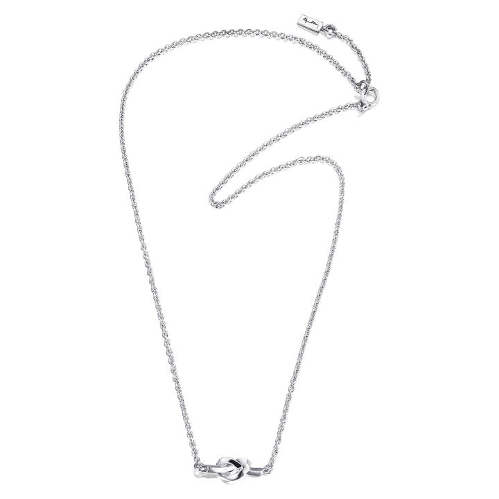 Love Knot Halsketten Silber 42-45 cm in der Gruppe Halsketten / Silberhalsketten bei SCANDINAVIAN JEWELRY DESIGN (10-100-00966-4245)