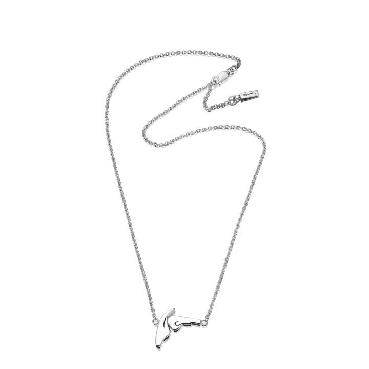 Hold Back Halsketten Silber 42-45 cm in der Gruppe Halsketten / Silberhalsketten bei SCANDINAVIAN JEWELRY DESIGN (10-100-01197-4245)