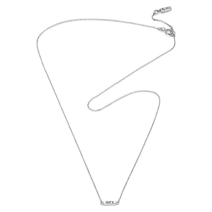 Mini Me Hope Halsketten Silber 42-45 cm in der Gruppe Halsketten / Silberhalsketten bei SCANDINAVIAN JEWELRY DESIGN (10-100-01280-4245)