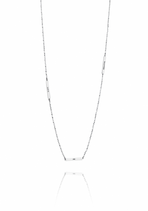 Power Plates Long Halsketten Silber 80 cm in der Gruppe Halsketten / Silberhalsketten bei SCANDINAVIAN JEWELRY DESIGN (10-100-01984-0000)