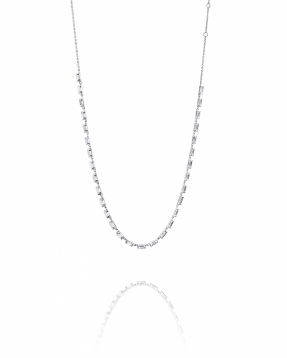 Dream Thin Collier Silber in der Gruppe Halsketten / Silberhalsketten bei SCANDINAVIAN JEWELRY DESIGN (10-100-02147-3842)