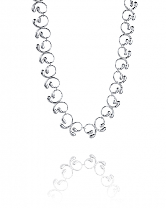 Love buddies necklace Silver in der Gruppe Halsketten / Silberhalsketten bei SCANDINAVIAN JEWELRY DESIGN (10-100-02225-0000)