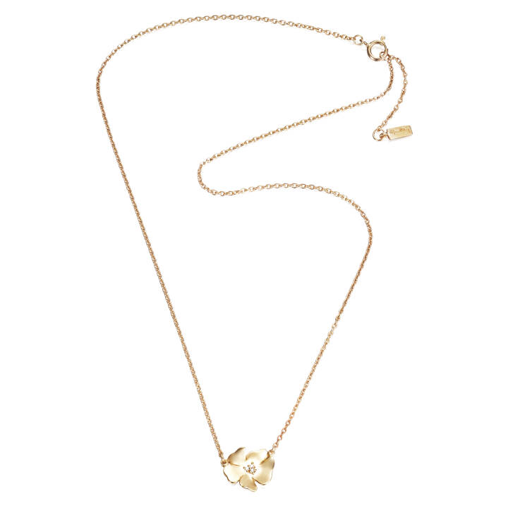 Violet & Stars Halsketten Gold in der Gruppe Halsketten / Diamanthalsketten bei SCANDINAVIAN JEWELRY DESIGN (10-101-01447-0000)