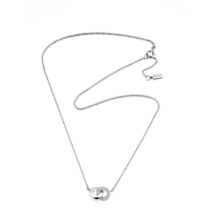 You & Me Halsketten Weißgold in der Gruppe Halsketten / Diamanthalsketten bei SCANDINAVIAN JEWELRY DESIGN (10-102-01007)