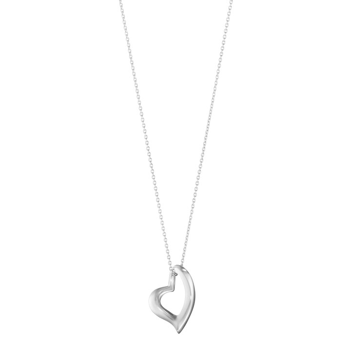 HEART Hängeschmuck Silber in der Gruppe Halsketten / Silberhalsketten bei SCANDINAVIAN JEWELRY DESIGN (10012161)