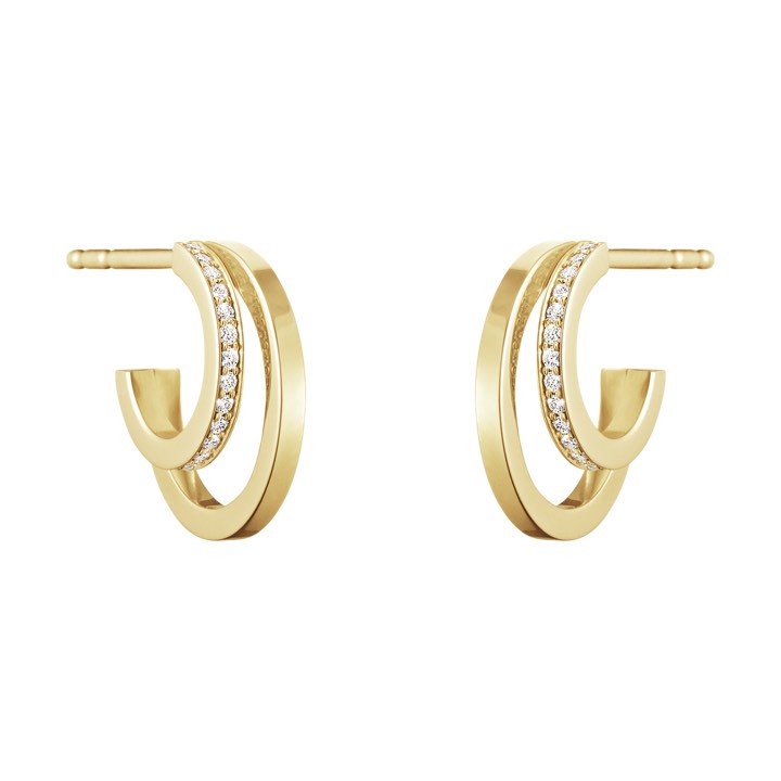 Product Image for Georg Jensen HALO Ø.5MM Ohrring Gold SINGLE PAVE 0.12 ct