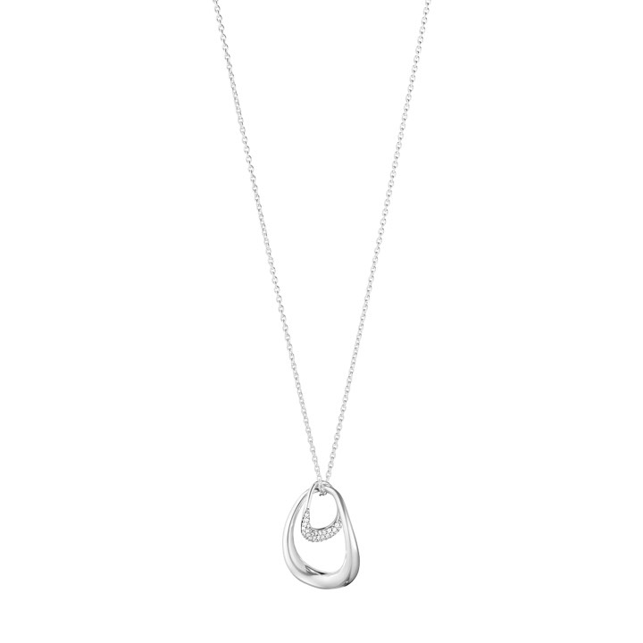 OFFSPRING Hängeschmuck Silber Diamant PAVE 0.08 CT in der Gruppe Halsketten / Diamanthalsketten bei SCANDINAVIAN JEWELRY DESIGN (10015848)