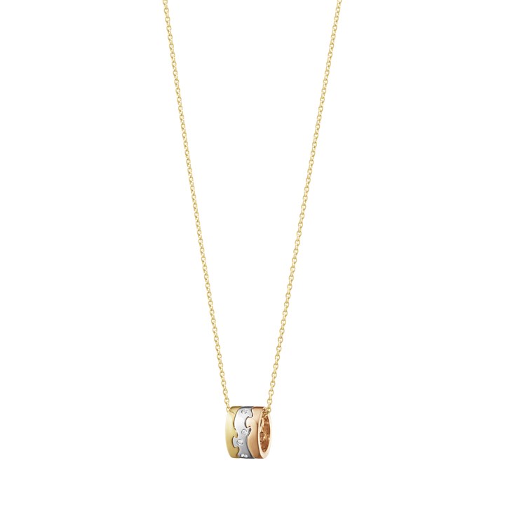 FUSION Hängeschmuck Gold Weißgold RoséGold Diamant 0.05 ct in der Gruppe Halsketten / Diamanthalsketten bei SCANDINAVIAN JEWELRY DESIGN (10016419)