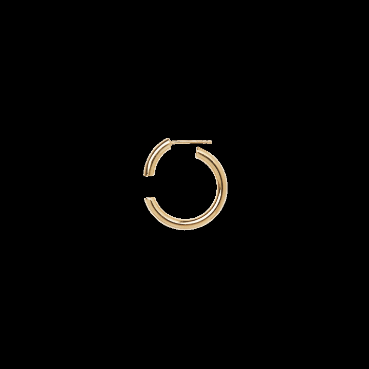 Product Image for MARIA BLACK Disrupted 22 Hoop Goldplated Silver (One)