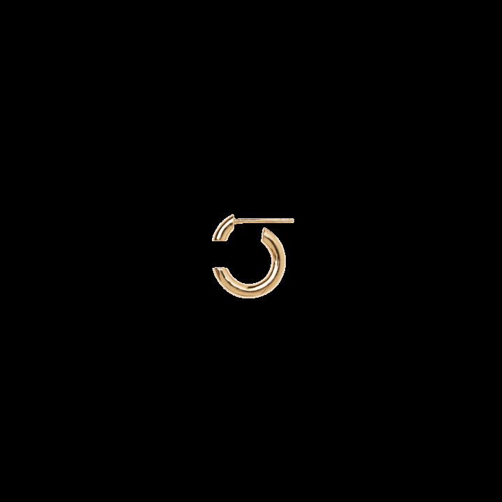 Product Image for MARIA BLACK Disrupted 14 Hoop Goldplated Silver (One)