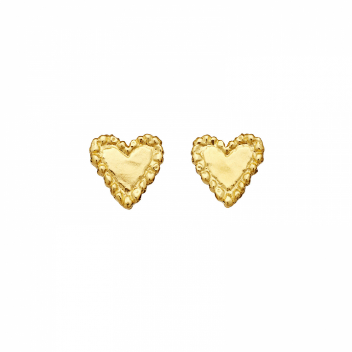Julie Earrings Gold in der Gruppe Ohrringe / Goldohrringe bei SCANDINAVIAN JEWELRY DESIGN (10051A)