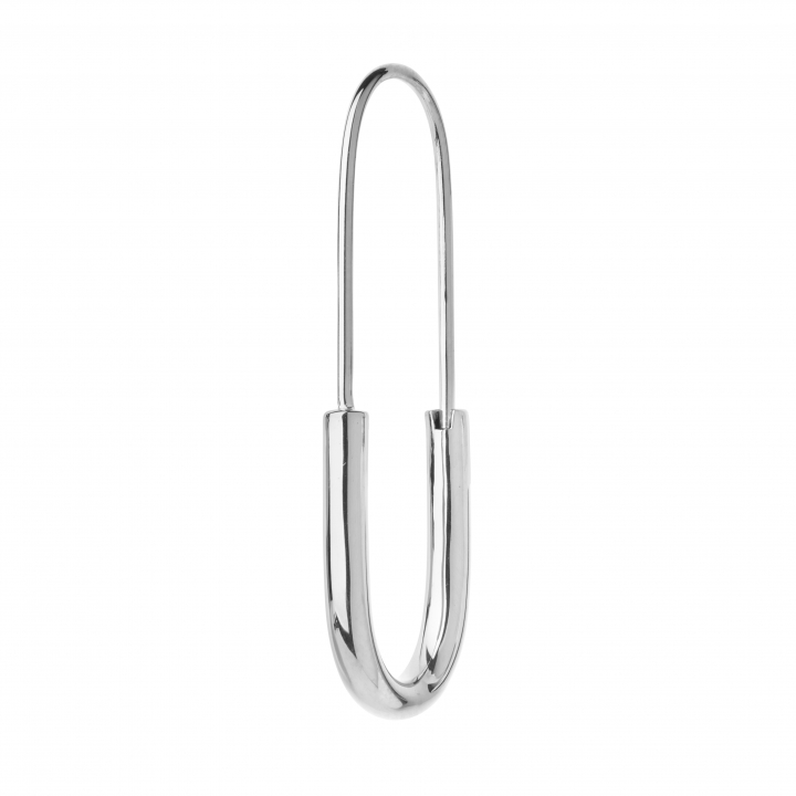 Chance Earring Silver (One) in der Gruppe Ohrringe / Silberohrringe  bei SCANDINAVIAN JEWELRY DESIGN (100534)