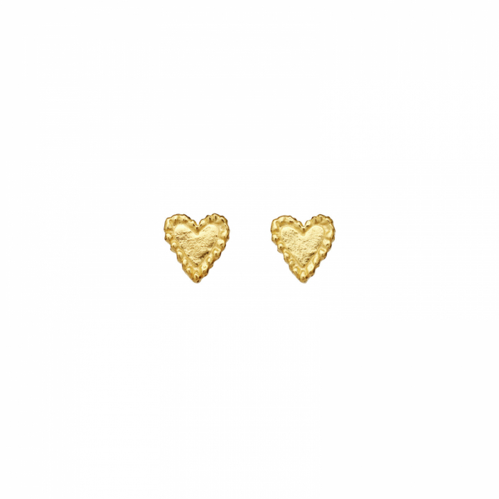 Rouge Earrings Gold in der Gruppe Ohrringe / Goldohrringe bei SCANDINAVIAN JEWELRY DESIGN (10059A)
