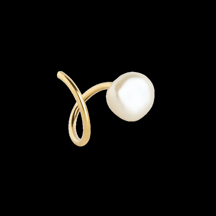 Baroque Twirl Goldplated silver (RIGHT) in der Gruppe  bei SCANDINAVIAN JEWELRY DESIGN (100715YG)