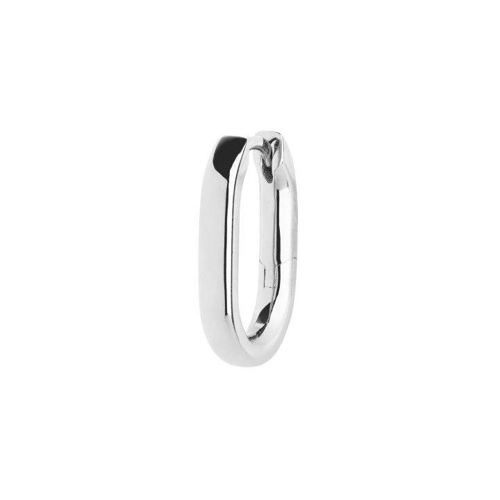 Slick Huggie Silver (One) in der Gruppe Ohrringe / Silberohrringe  bei SCANDINAVIAN JEWELRY DESIGN (100852AG)