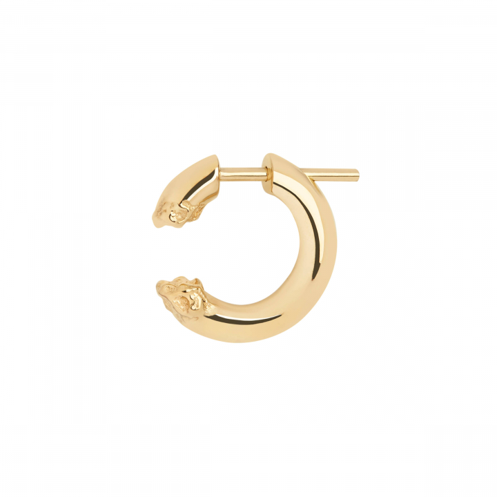 Terra 14 Earring Goldplated Silver (One) in der Gruppe Ohrringe / Goldohrringe bei SCANDINAVIAN JEWELRY DESIGN (100900YG-14)