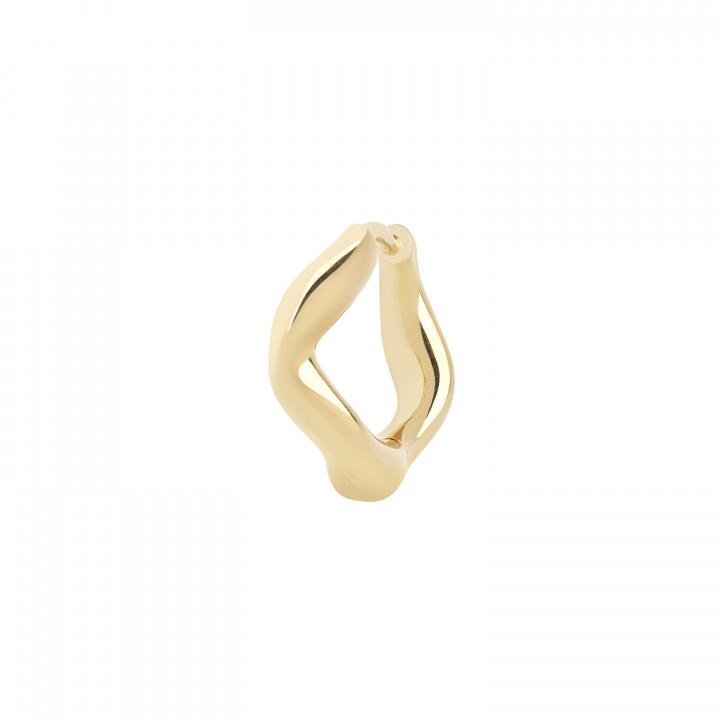 Product Image for MARIA BLACK Anil 8 Huggie Goldplated Silver (One)
