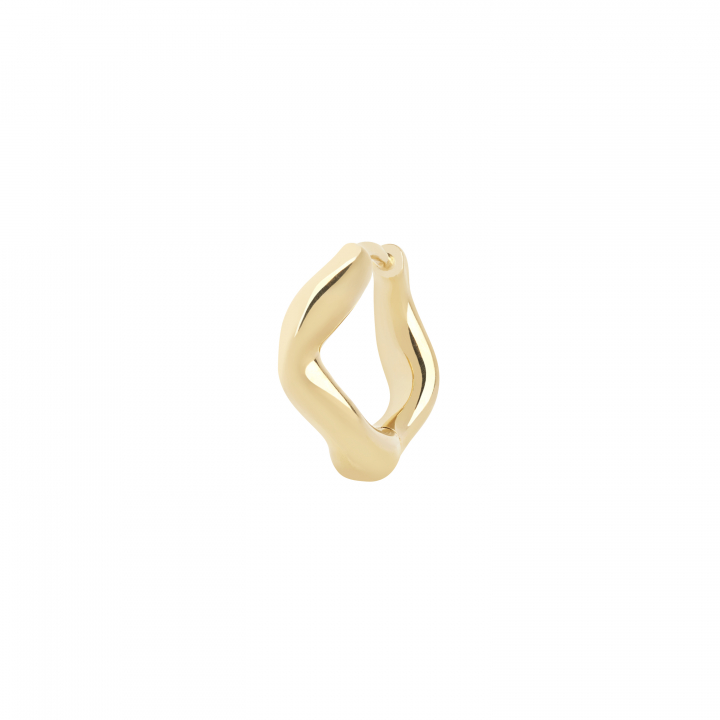 Product Image for MARIA BLACK Anil 6 Huggie Goldplated Silver (One)