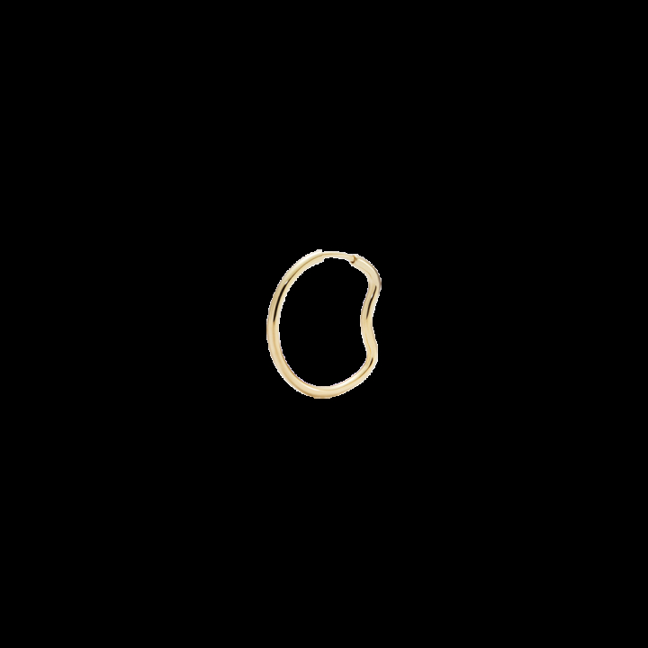 Copenhagen 20 Hoop Goldplated Silver in der Gruppe Ohrringe / Goldohrringe bei SCANDINAVIAN JEWELRY DESIGN (101032YG-20)