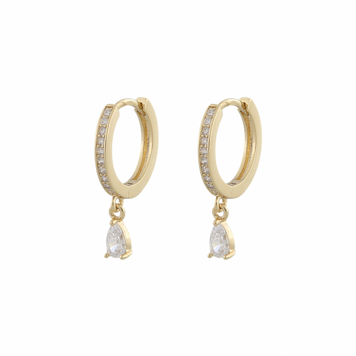 Product Image for SNÖ OF SWEDEN Camille drop ring Ohrring Gold