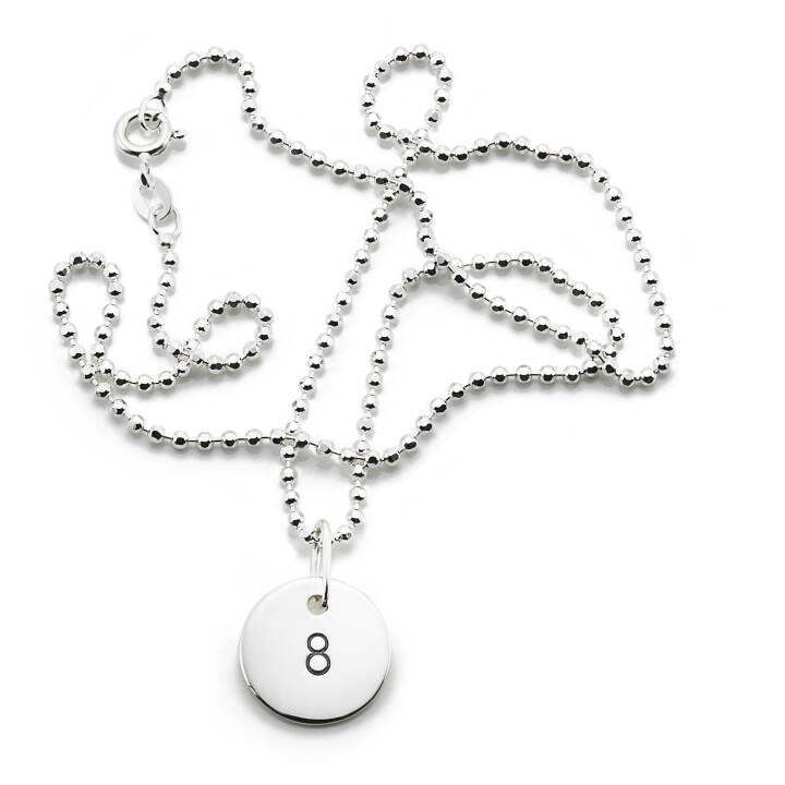 Baby Luck Hängeschmuck Silber in der Gruppe Halsketten / Silberhalsketten bei SCANDINAVIAN JEWELRY DESIGN (11-100-00333-0000)