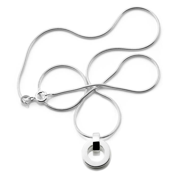 Ring Around Hängeschmuck Silber in der Gruppe Halsketten / Silberhalsketten bei SCANDINAVIAN JEWELRY DESIGN (11-100-00555)