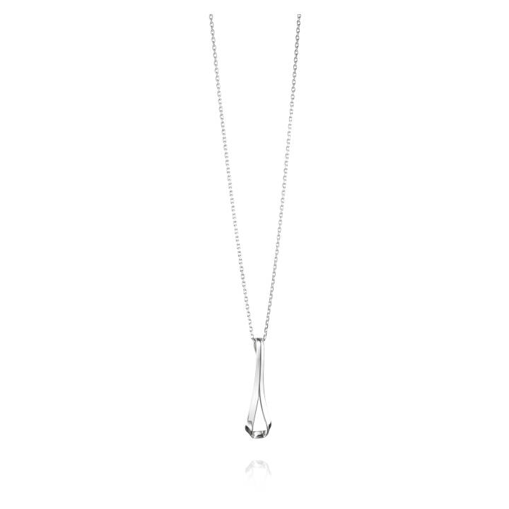 Folded Hängeschmuck Silber in der Gruppe Halsketten / Silberhalsketten bei SCANDINAVIAN JEWELRY DESIGN (11-100-01592)