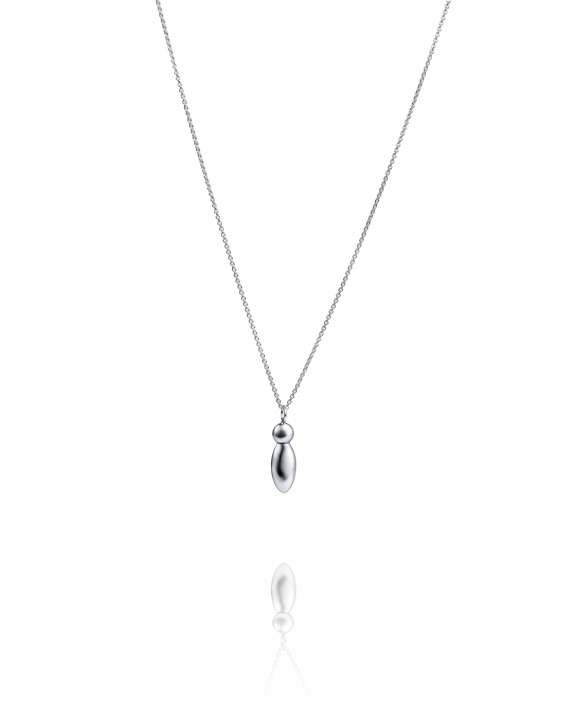 Baby love Pendant Silver in der Gruppe Halsketten / Silberhalsketten bei SCANDINAVIAN JEWELRY DESIGN (11-100-02358)