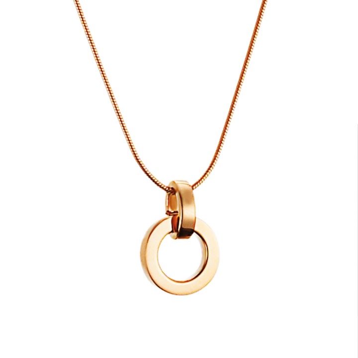 Ring Around Hängeschmuck Gold in der Gruppe Halsketten / Goldhalsketten bei SCANDINAVIAN JEWELRY DESIGN (11-101-00555-0000)