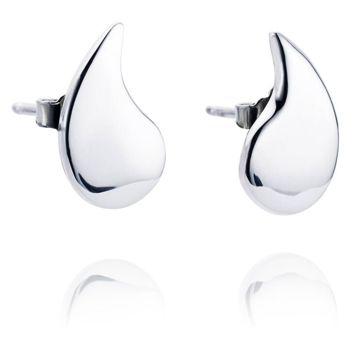 Waterdrops Ohrring Silber in der Gruppe Ohrringe / Silberohrringe  bei SCANDINAVIAN JEWELRY DESIGN (12-100-00415-0000)