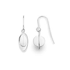 Little Reflections Earring Silver in der Gruppe Ohrringe / Silberohrringe  bei SCANDINAVIAN JEWELRY DESIGN (12-100-01287-0000)