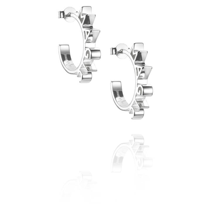 Magic Hoops Ohrring Silber in der Gruppe Ohrringe / Silberohrringe  bei SCANDINAVIAN JEWELRY DESIGN (12-100-01811-0000)