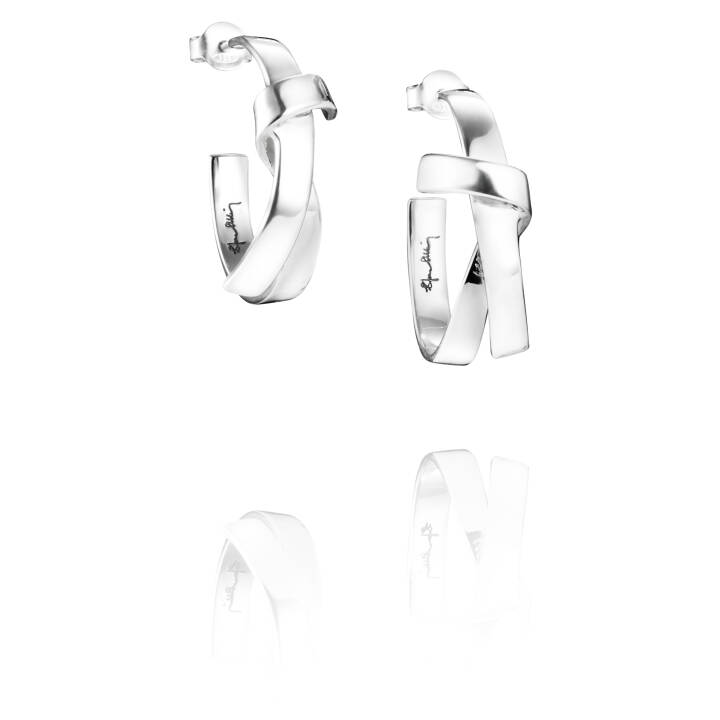 Friendship Hoops Ohrring Silber in der Gruppe Ohrringe / Silberohrringe  bei SCANDINAVIAN JEWELRY DESIGN (12-100-01944-0000)