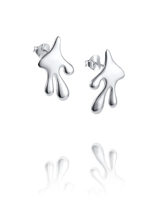 Honey Ohrring Silber in der Gruppe Ohrringe / Silberohrringe  bei SCANDINAVIAN JEWELRY DESIGN (12-100-02073-0000)