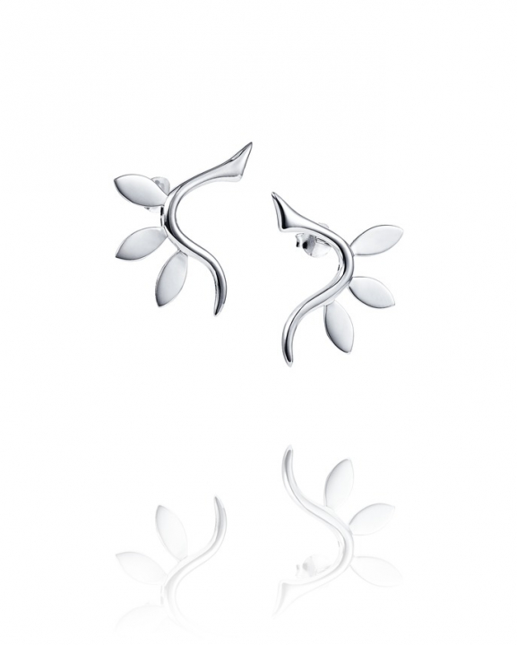 Freesia Ohrring Silber in der Gruppe Ohrringe / Silberohrringe  bei SCANDINAVIAN JEWELRY DESIGN (12-100-02083-0000)