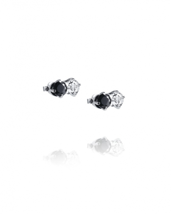 Product Image for Efva Attling The Storm & I Ohrring Silber Crystal Quartz/Onyx