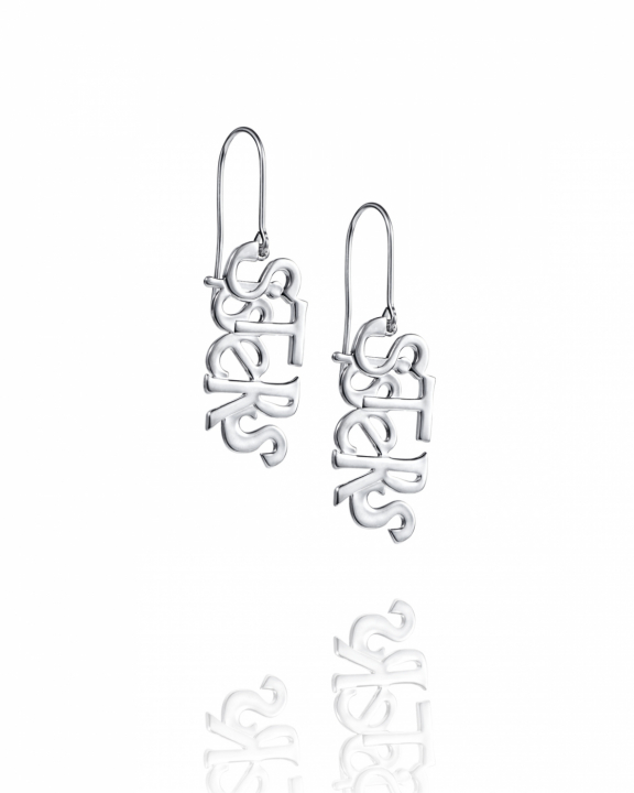 Sisters Ohrring Silber in der Gruppe Ohrringe / Silberohrringe  bei SCANDINAVIAN JEWELRY DESIGN (12-100-02133-0000)