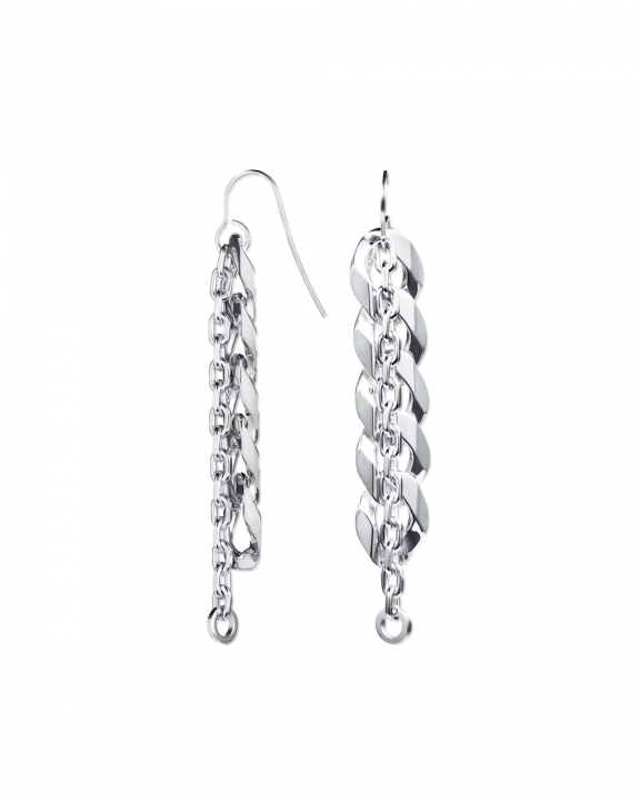 Rock My Chain Earrings in der Gruppe Ohrringe / Silberohrringe  bei SCANDINAVIAN JEWELRY DESIGN (12-100-02177-0000)