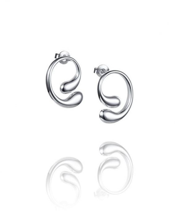 Love buddies Earrings Silver in der Gruppe Ohrringe / Silberohrringe  bei SCANDINAVIAN JEWELRY DESIGN (12-100-02222-0000)