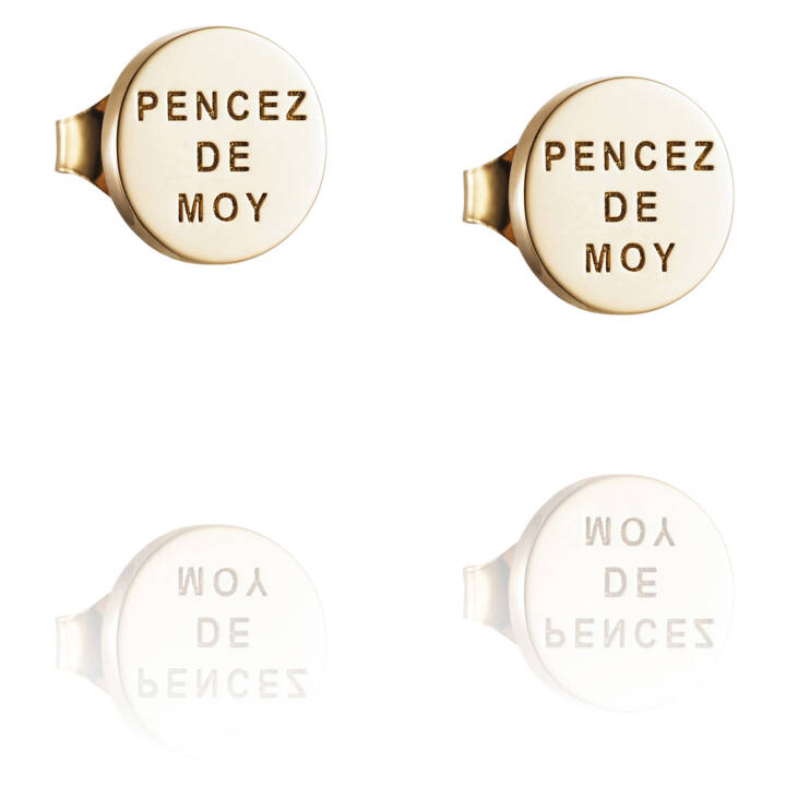 Mini Pencez De Moy Ohrring Gold in der Gruppe Ohrringe / Goldohrringe bei SCANDINAVIAN JEWELRY DESIGN (12-101-01076-0000)