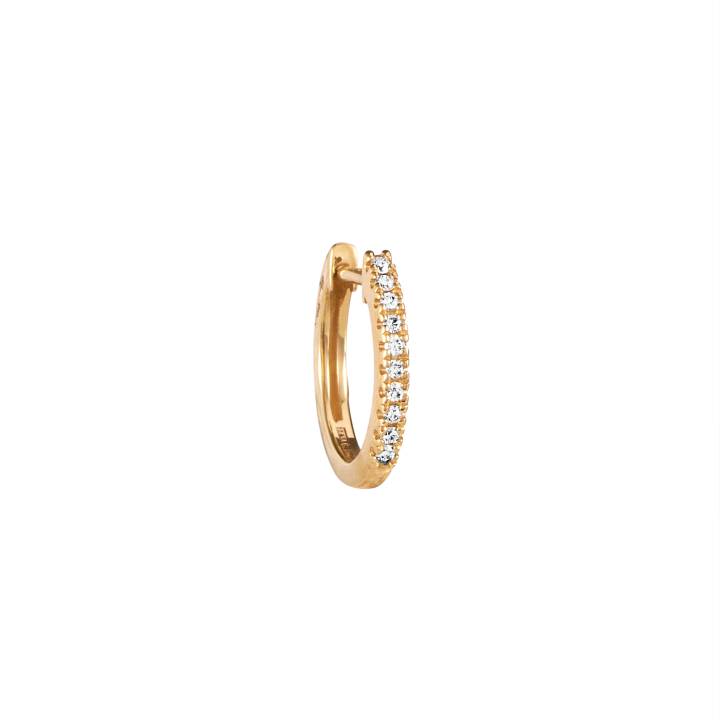 Mini Hoop & Stars Gold in der Gruppe Ohrringe / Diamantohrringe bei SCANDINAVIAN JEWELRY DESIGN (12-101-02046-0000)