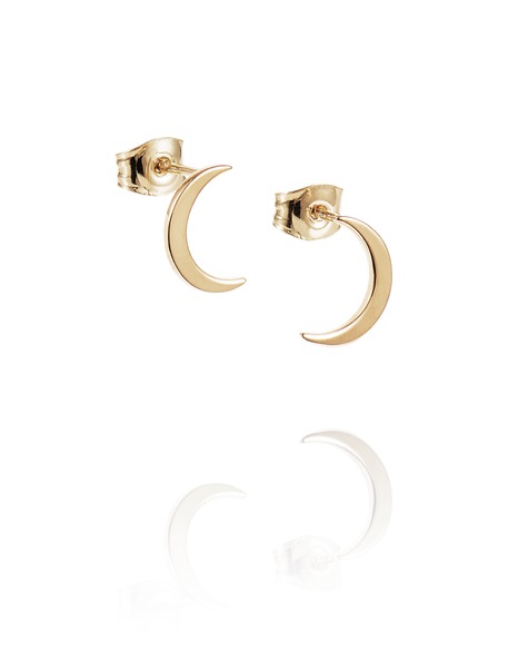 Product Image for Efva Attling Pencez Moon Ohrring Gold